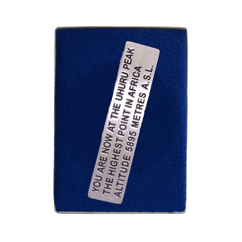 Kilimanjaro Summit Sign Paperweight