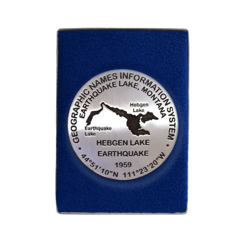 Hebgen Lake Earthquake Paperweight