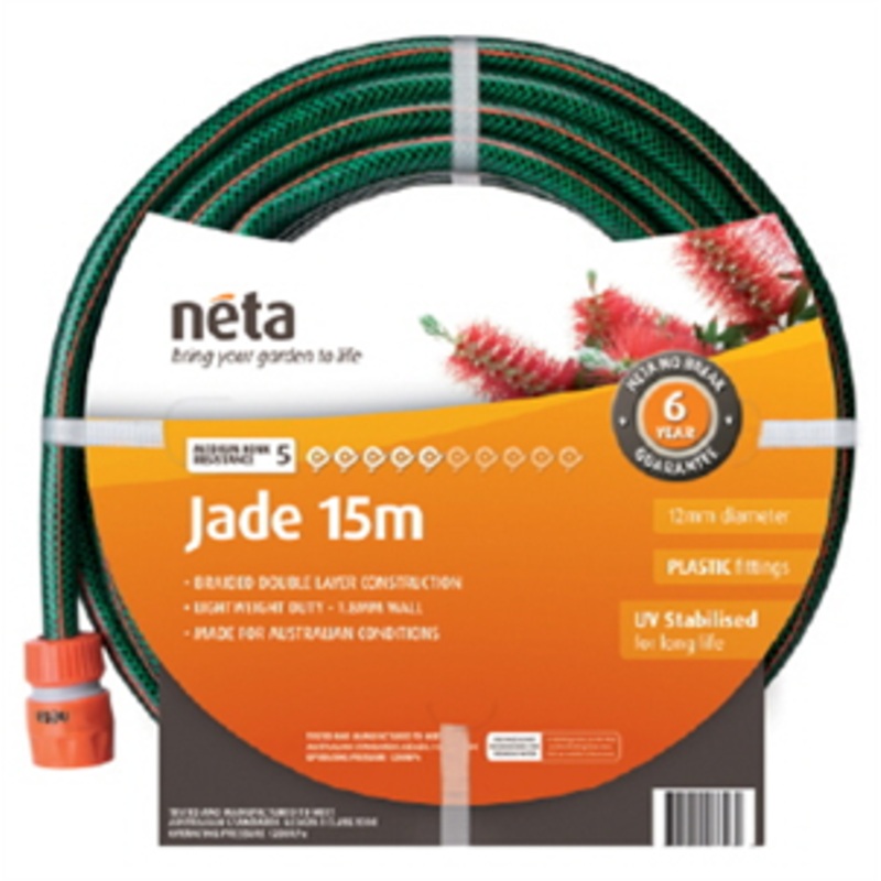 HOSE FITTED JADE 12MM X 15M NETA
