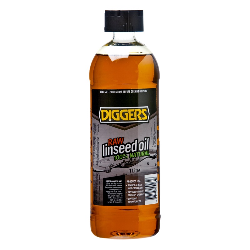 LINSEED OIL RAW 1LT DIGGERS