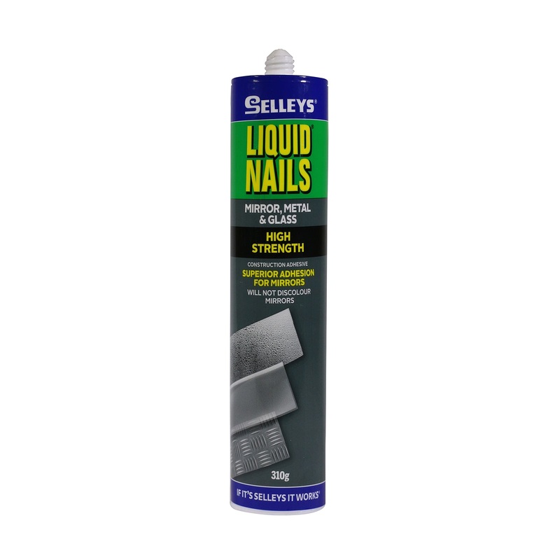 LIQUID NAILS MIRROR METAL & GLASS 310G SELLEYS