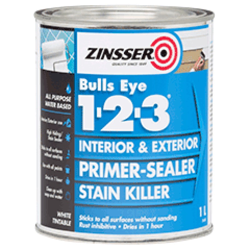 PAINT PRIMER ZINSSER BULLS EYE 1-2-3 1LT