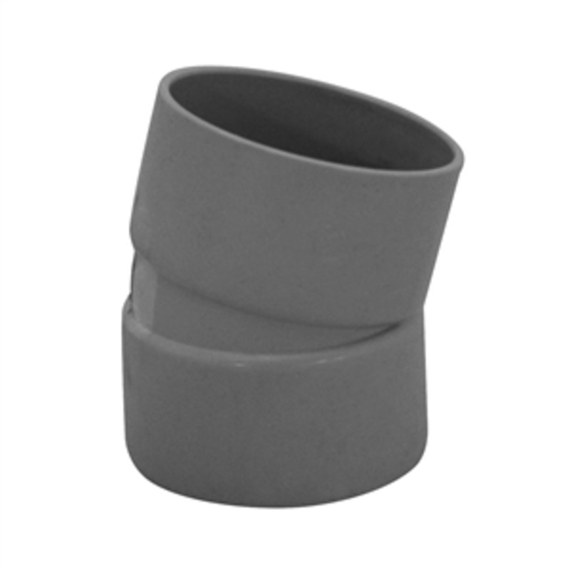 PVC DWV BEND F&F PLAIN 50MM 15DEG DWVF0056