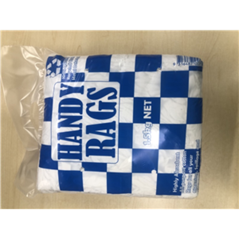 RAGS WHITE CLOTH 1.5KG HR15
