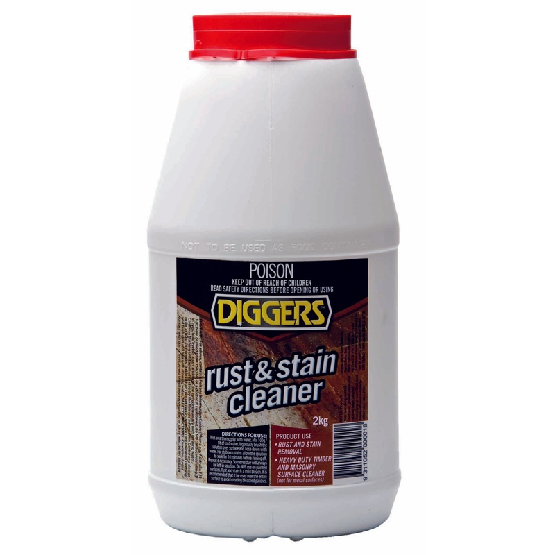 RUST & STAIN CLEANER OXALIC ACID 2KG DIGGERS
