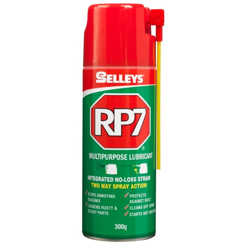 SPRAY LUBRICANT WITH INTEGRATED STRAW RP7 300G SELLEYS