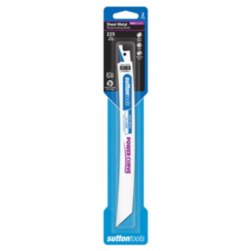 BLADE RECIPRO 225MM METAL PKT 2 SUTTON H51422518