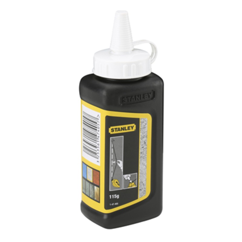 CHALK REFILL WHITE 115G 4OZ STANLEY