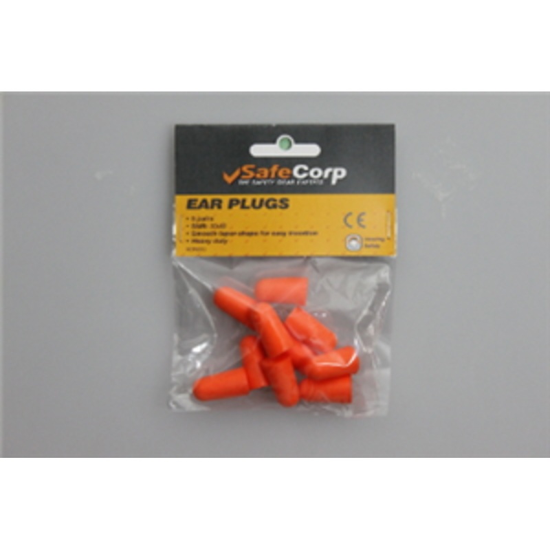 EAR PLUGS PU FOAM 33db PKT 10