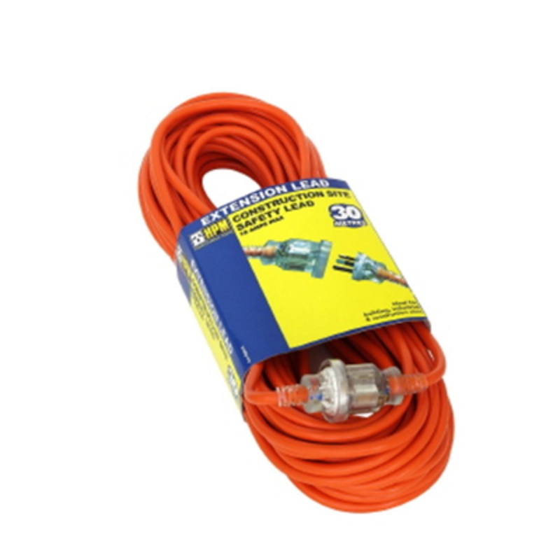 EXTENSION LEAD CONSTRUCTION 10AMP 30M HPM R2930
