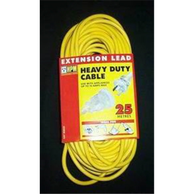 EXTENSION LEAD HEAVY DUTY 10AMP 25M HPM R2825