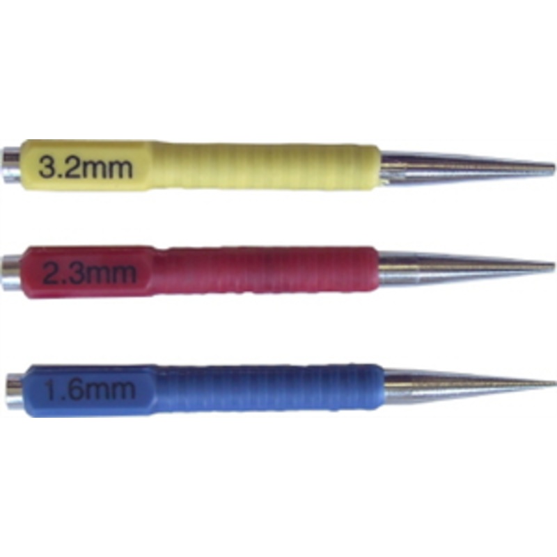 NAIL PUNCH SET 3 PIECE MEDALIST