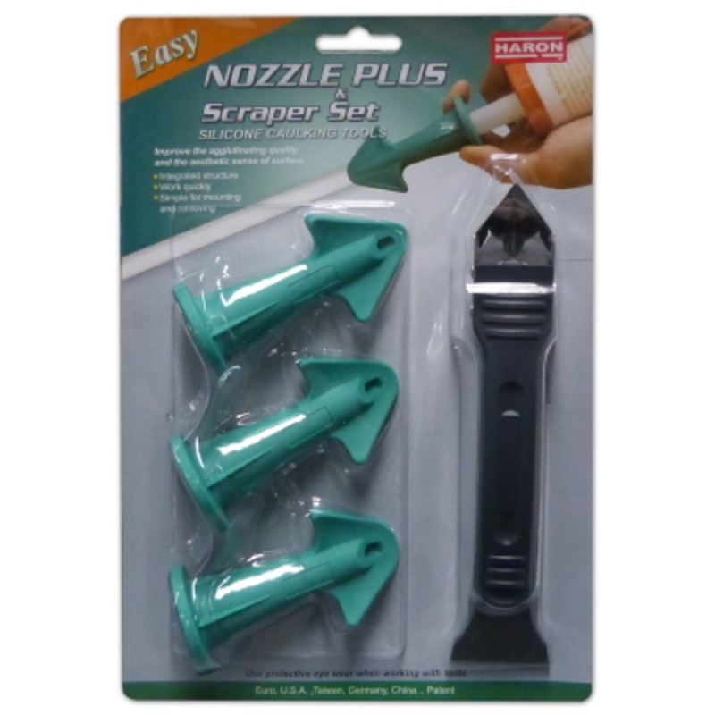 NOZZLE PLUS AND SCRAPER SET HARON