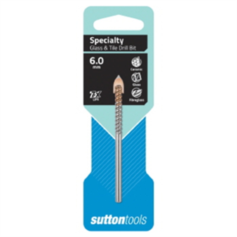 DRILL BIT GLASS & TILE 6.0MM SUTTON