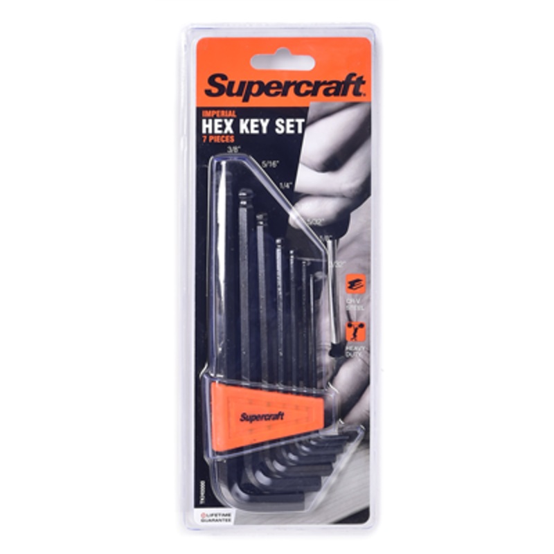 HEX KEY BALL IMPERIAL 7 PCE SET