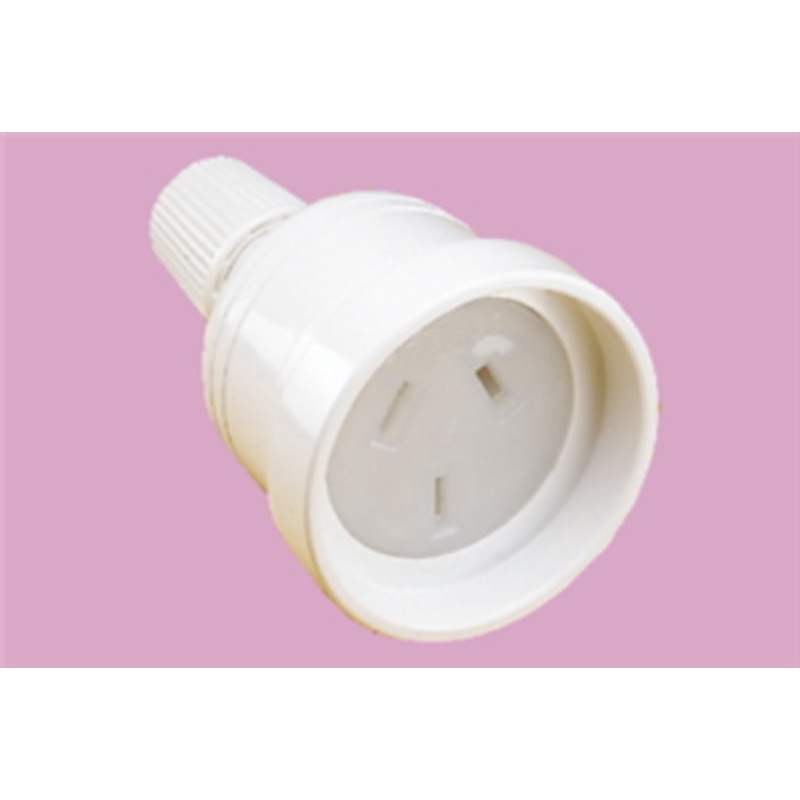 PLUG SOCKET EXT STANDARD GREY 10 AMP 8MM BAGGED CD7PGY