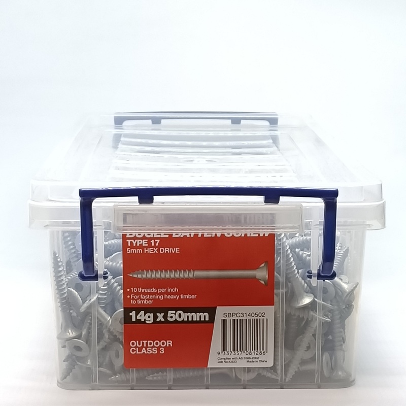 SCREW BATTEN GAL 14G X 50MM BOX 1000 BREMICK 081286
