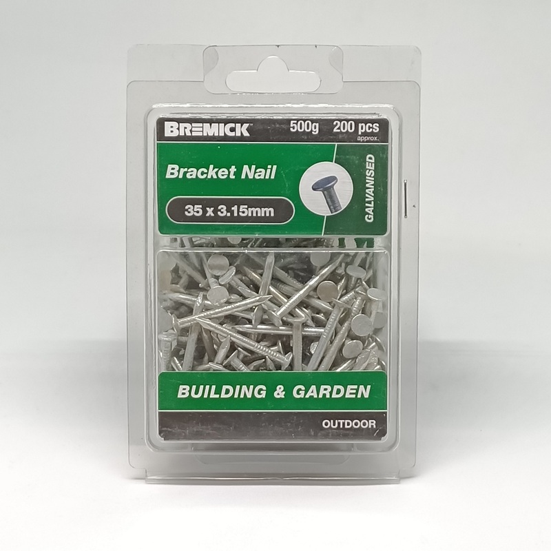 NAIL BRACKET GAL 35 X 3.15MM 500G BREMICK 153945