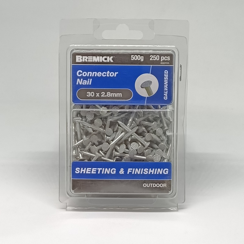 NAIL CONNECTOR GAL 30 X 2.8MM 500G BREMICK 154362