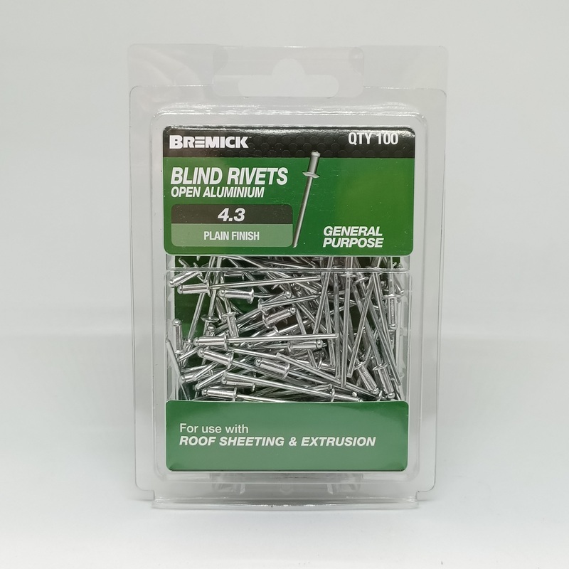 RIVET ALUMINIUM 4-3 PKT 100 BREMICK