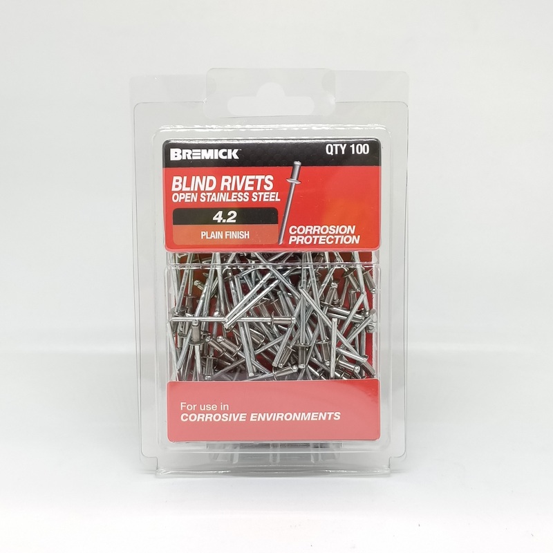 RIVET STAINLESS 4-2 PKT 100 BREMICK