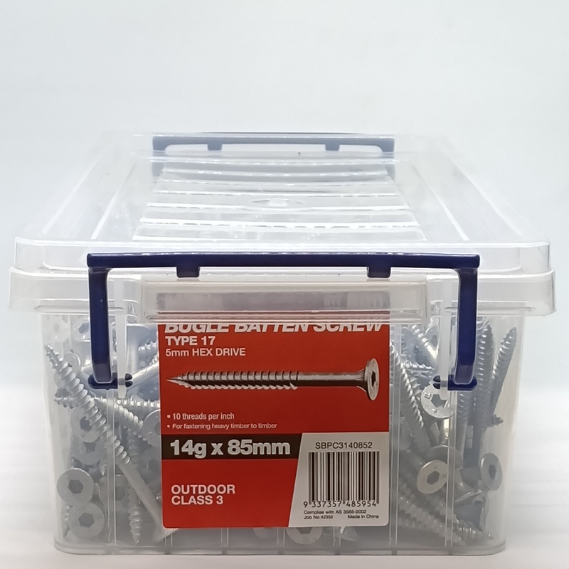 SCREW BATTEN GAL 14G X 85MM BOX 500 BREMICK 485954