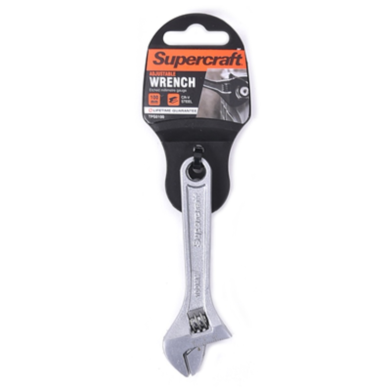 WRENCH ADJUSTABLE 100MM SUPERCRAFT