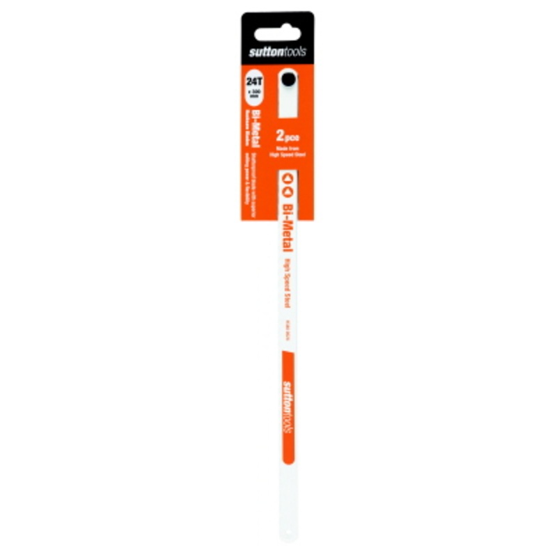 BLADE HACKSAW 24T BI METAL HSS PKT 2 SUTTON