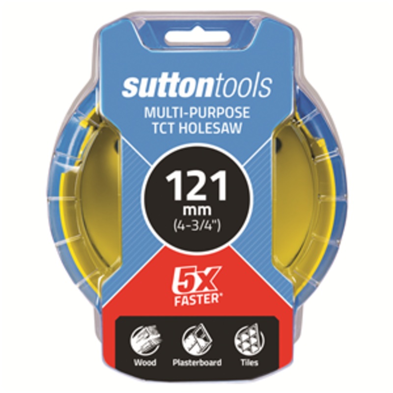 HOLE SAW 121MM MULTIPURPOSE TCT SUTTON