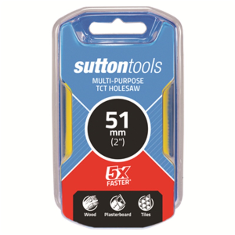 HOLE SAW 51MM MULTIPURPOSE TCT SUTTON