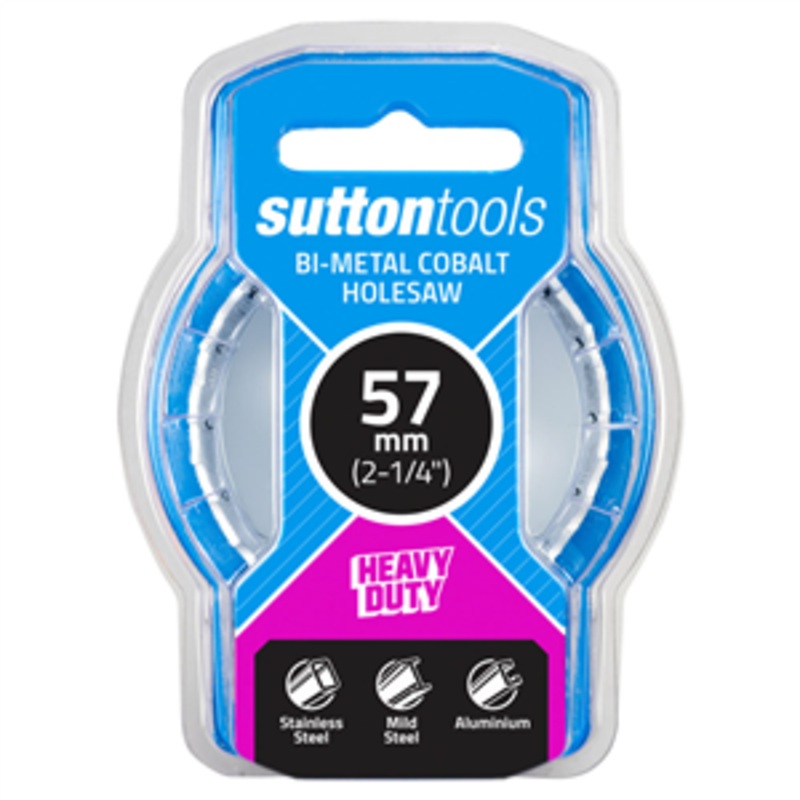 HOLE SAW 57MM BI-METAL COBALT SUTTON
