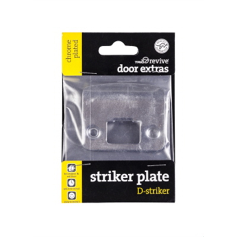 STRIKER PLATE D CHROME PLATED TRIO
