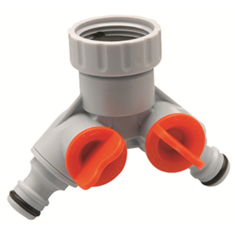 TAP OUTLET UNIVERSAL TWIN 12MM NETA