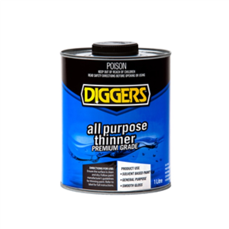 THINNER ALL PURPOSE 1LT DIGGERS