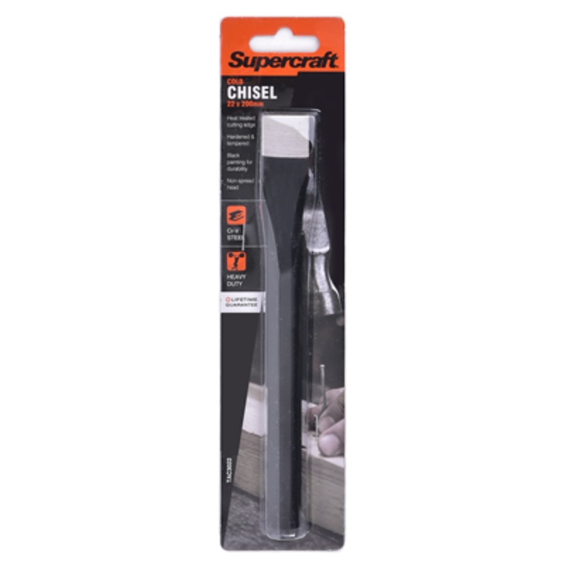 CHISEL COLD 22MM X 200MM SUPERCRAFT TAC3022