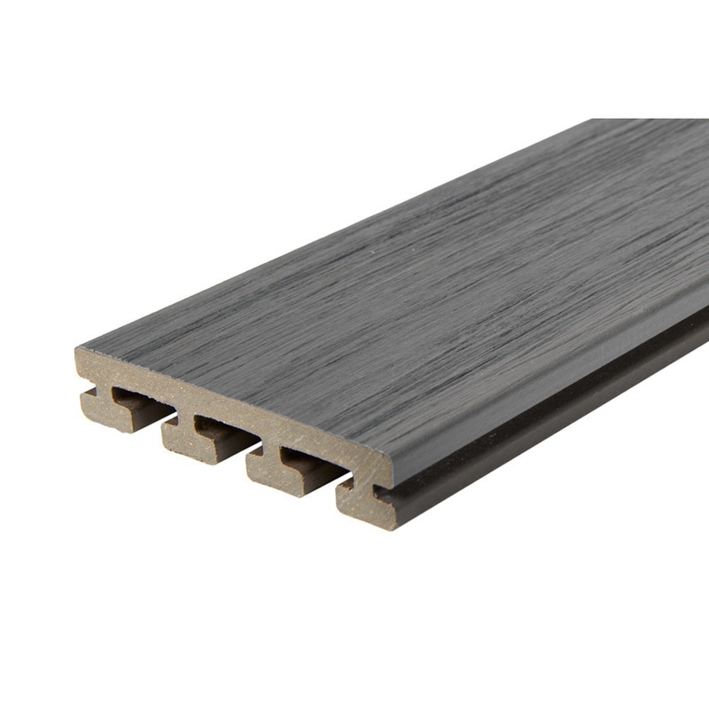 EVALAST DECKING iSERIES 135 x 25mm X 5.4M GROOVED CONCRETE GREY