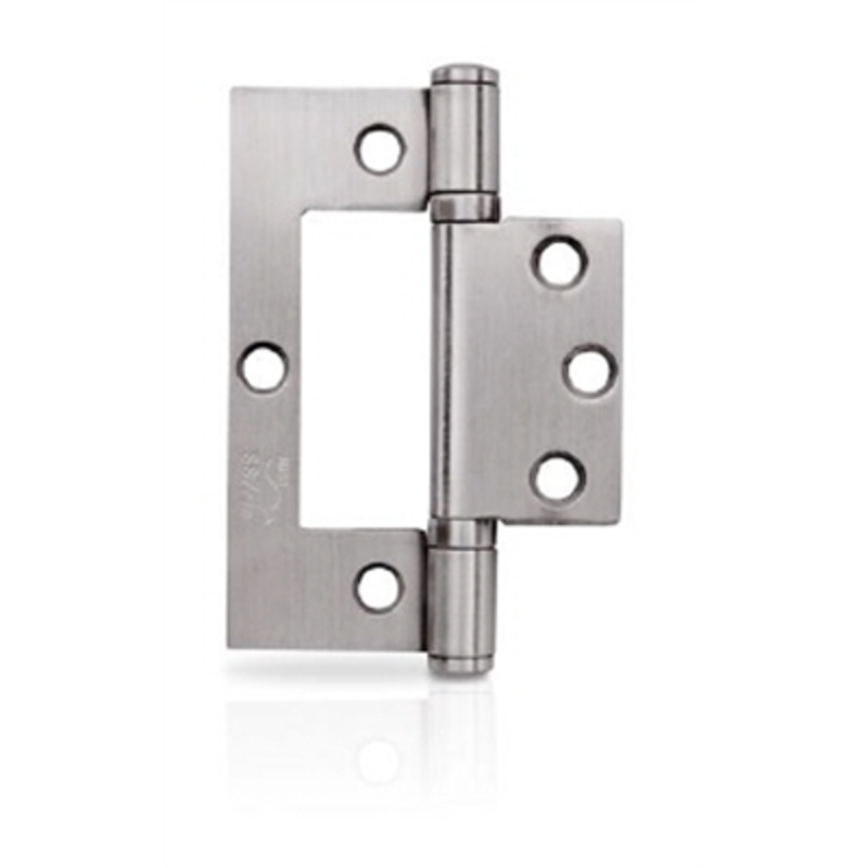 HINGE SS FIXED PIN NON MORTISE 100 x 70 x 2.5MM