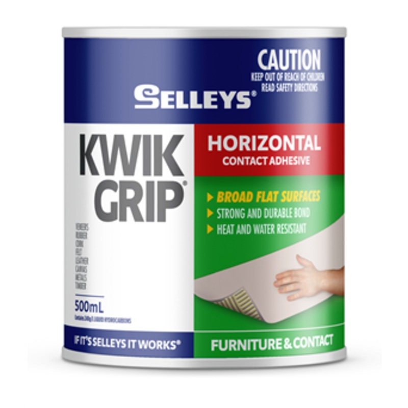KWIK GRIP CONTACT ADHESIVE 500ML SELLEYS