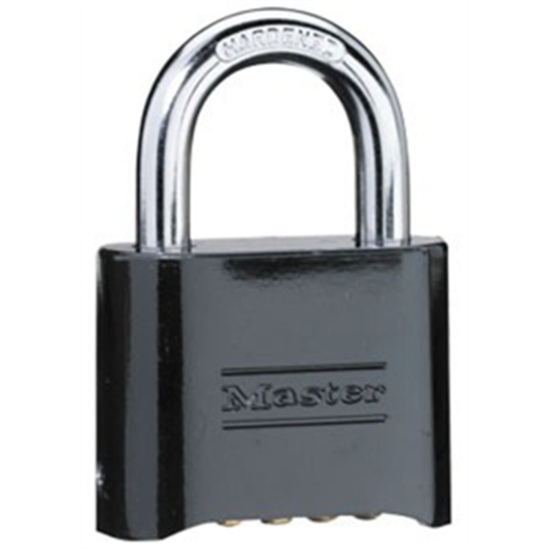 PADLOCK COMBINATION BLACK BODY 51MM