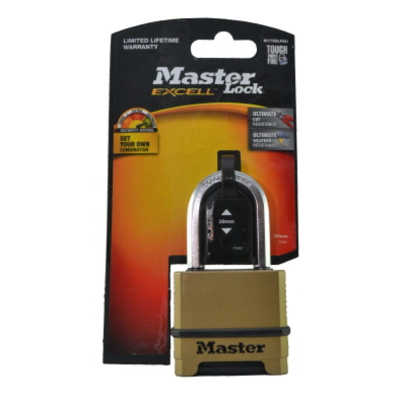 PADLOCK COMBINATION RESET EXL 38MM