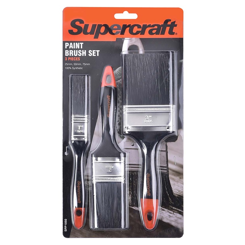 PAINT BRUSH SET 25MM, 50MM 75MM SUPERCRAFT