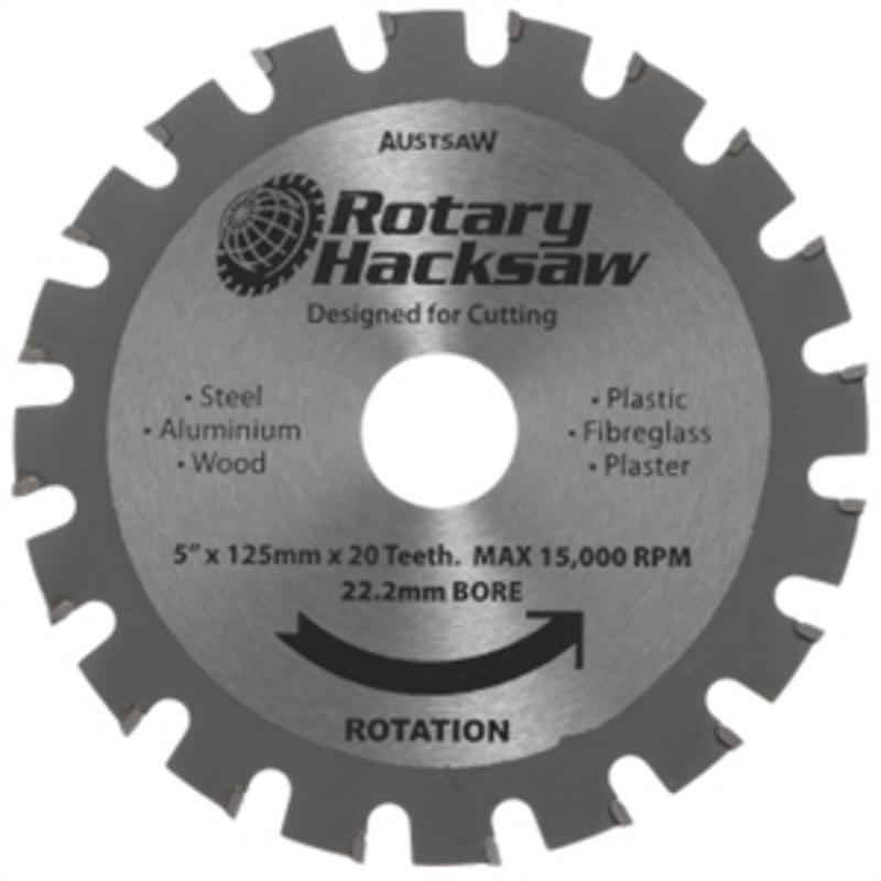 SAW BLADE ROTARY HACKSAW 125mm 20THT