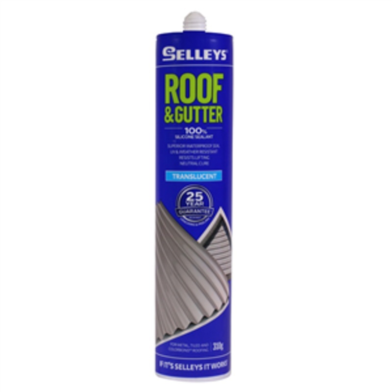 SILICONE ROOF & GUTTER 300G TRANSLUCENT SELLEYS