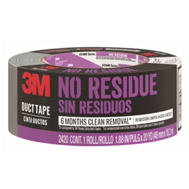 TAPE DUCT NO RESIDUE 48MM X 18.2M 3M