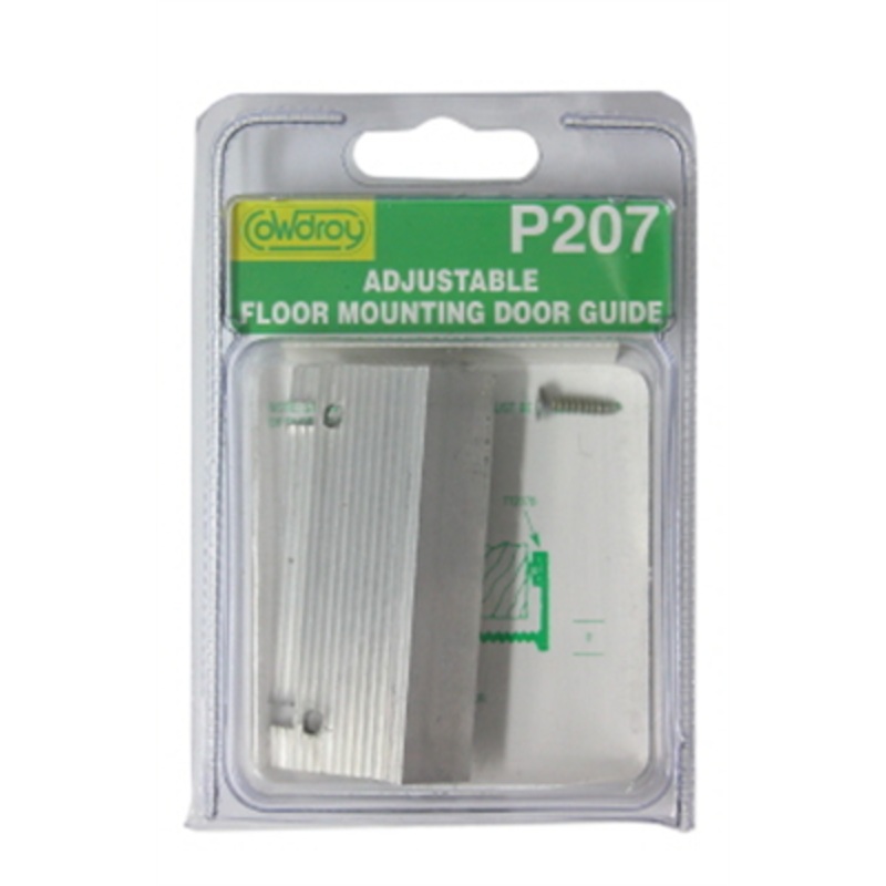 DOOR GUIDE ADJUSTABLE FLOOR MOUNTING P207 COWDROY