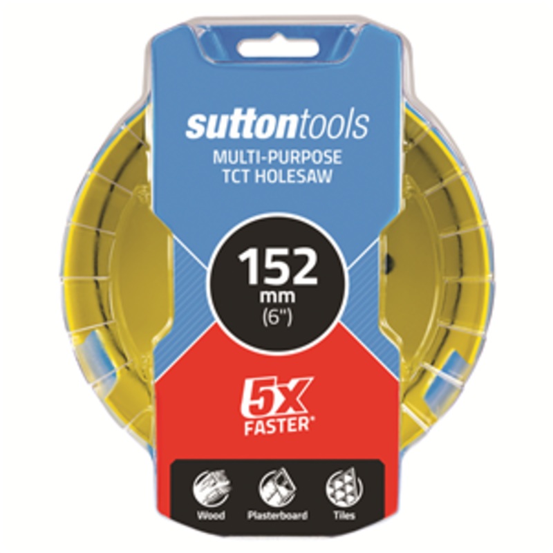 HOLE SAW 152MM MULTIPURPOSE TCT SUTTON