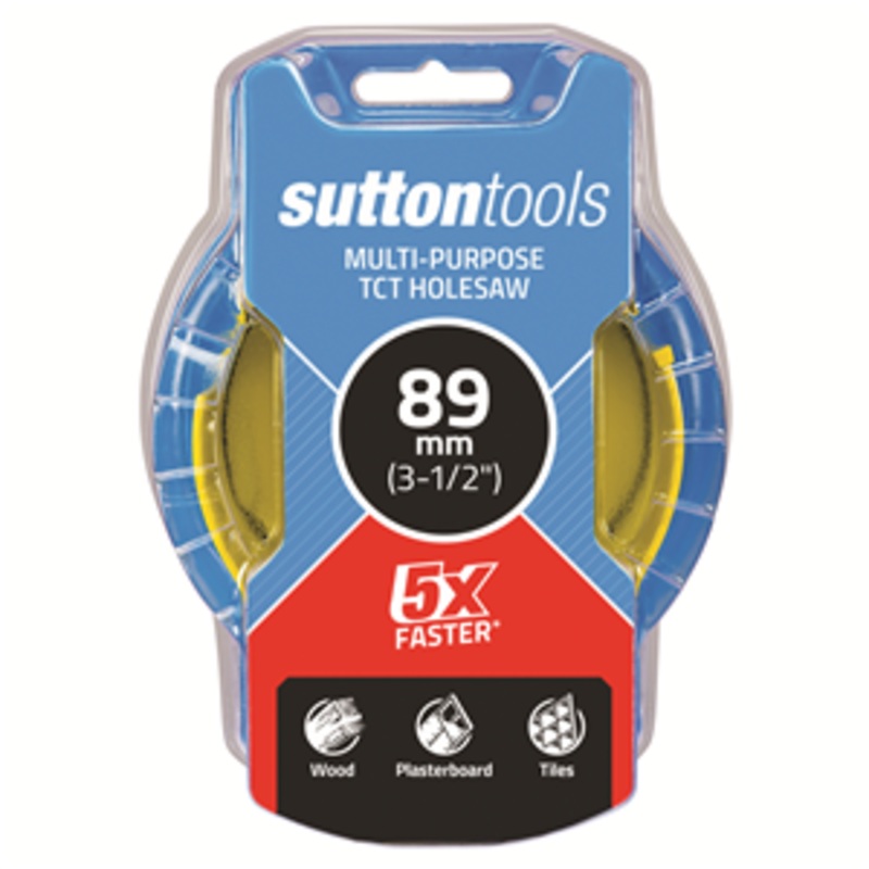 HOLE SAW 89MM MULTIPURPOSE TCT SUTTON