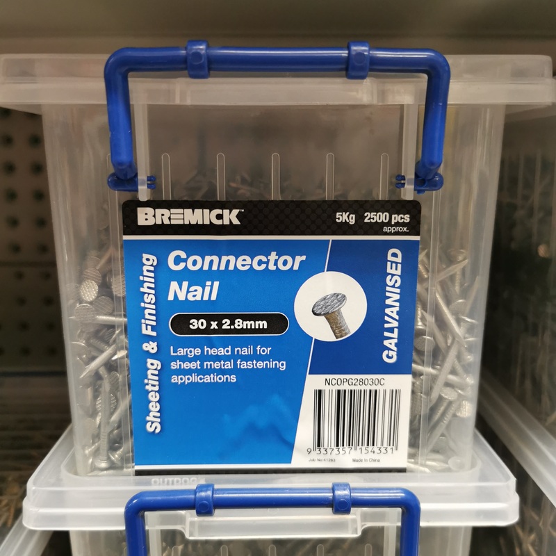 NAIL CONNECTOR GAL 30 X 2.8MM 5KG BREMICK 154331
