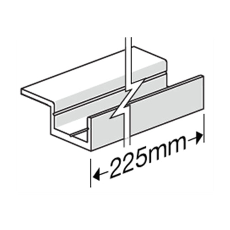 Hardiedeck 225mm base jointer and screw 1 wing Packet of 35 306011