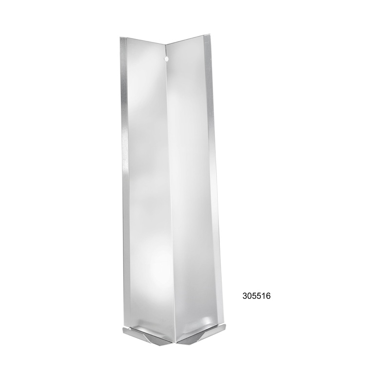 HardiePlank Aluminium Internal Corner Soaker for 230mm wide boards 305516